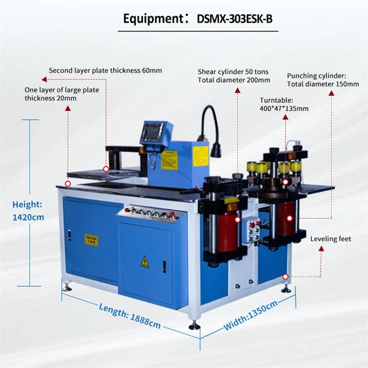 Hydraulic 3 In1 Bar Bus Bar Machine suppliers